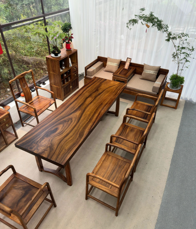 大板桌是胡桃木好还是奥坎好