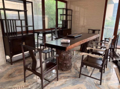 实木大板桌哪种材质好 大板茶桌怎么选购