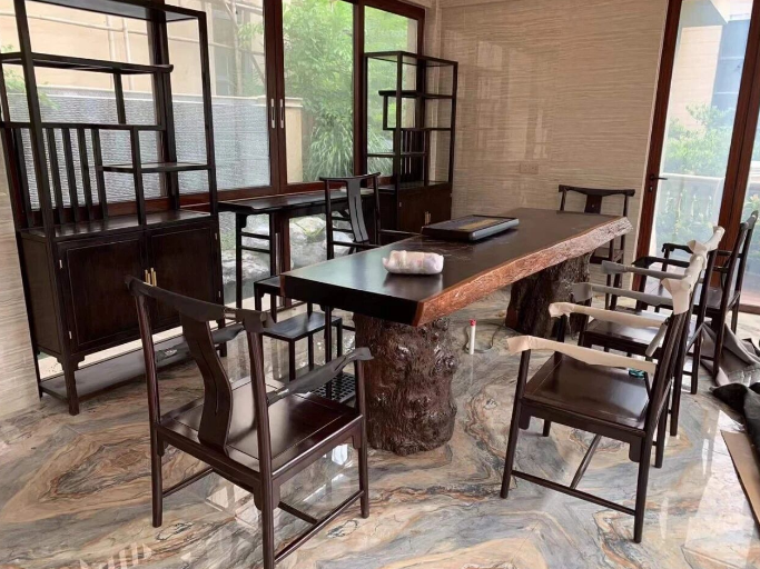 实木大板桌哪种材质好 大板茶桌怎么选购